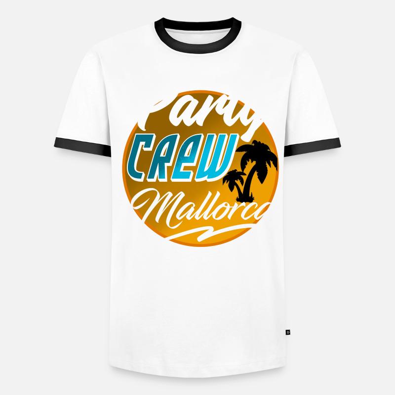 Party Crew Mallorca T-shirt contrasté Homme