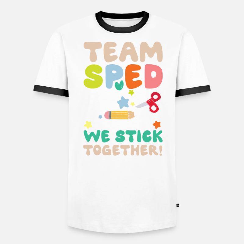 Equipe SPED Cohésion de l’éducation spécialisée T-shirt contrasté Homme