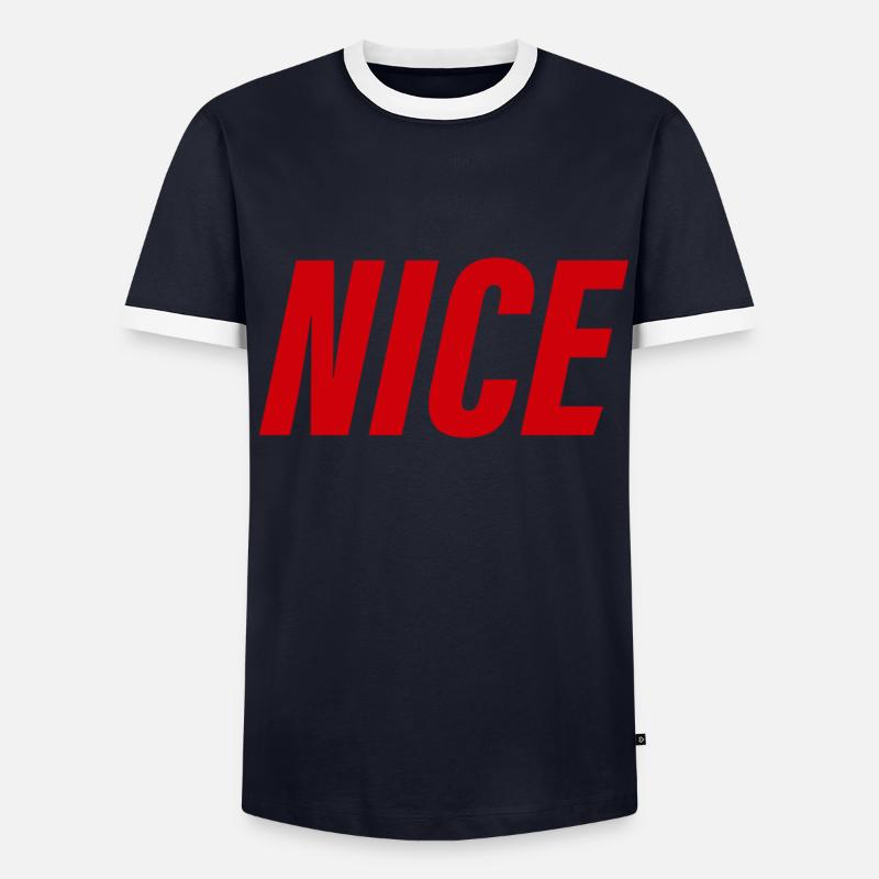 Nice T-shirt contrasté Homme