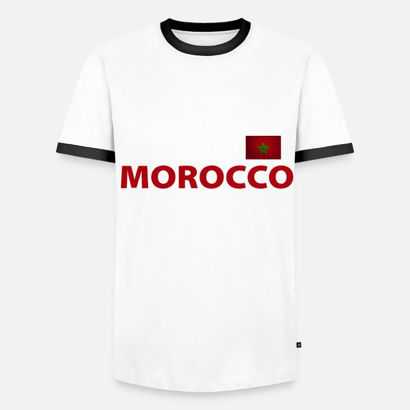 Marokko Männer Kontrast-T-Shirt
