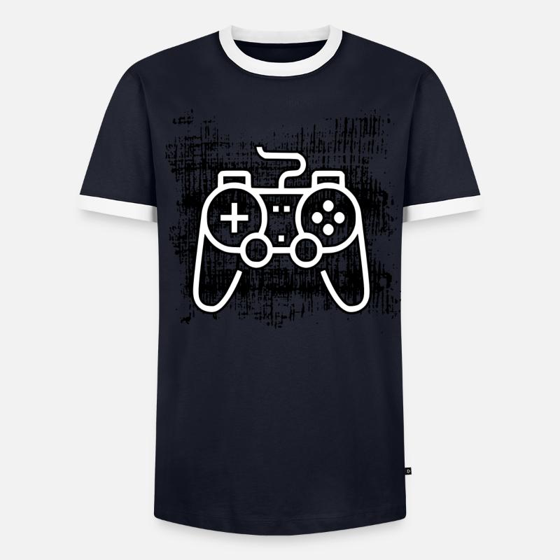 Konsole Männer Kontrast-T-Shirt