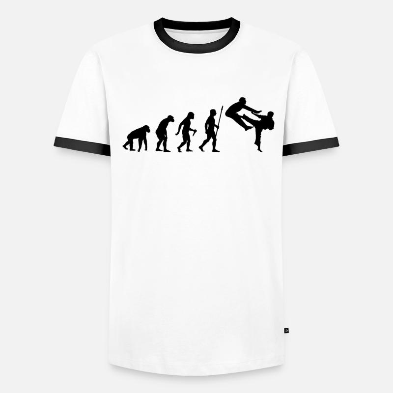Évolution du karaté T-shirt contrasté Homme