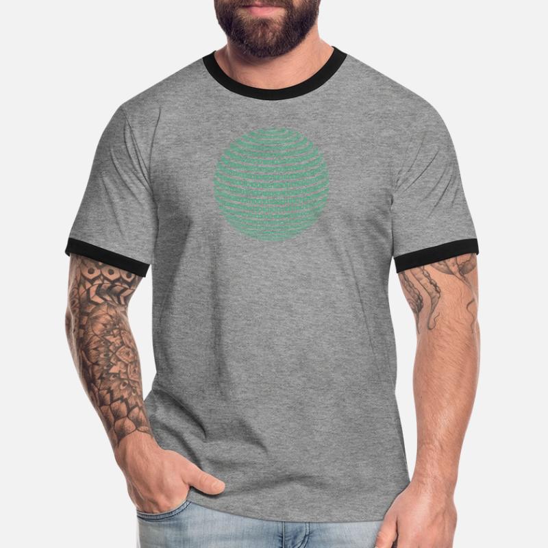 Binary Code Code Computer Science Nerd Student Gift Men's Ringer Shirt