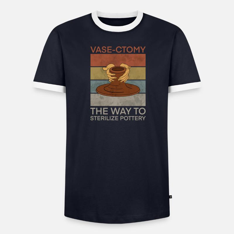 Ceramic Pottery Clay Clay Hobby Gift Men's Ringer Shirt