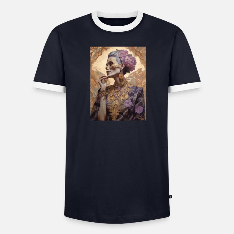 ghotic class T-shirt contrasté Homme
