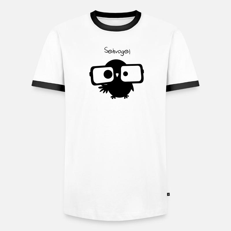 EULE // Sehvogel Männer Kontrast-T-Shirt