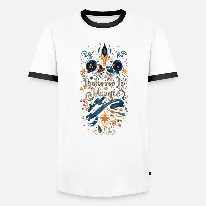 Whimsical Optimist Men's Ringer Shirt
