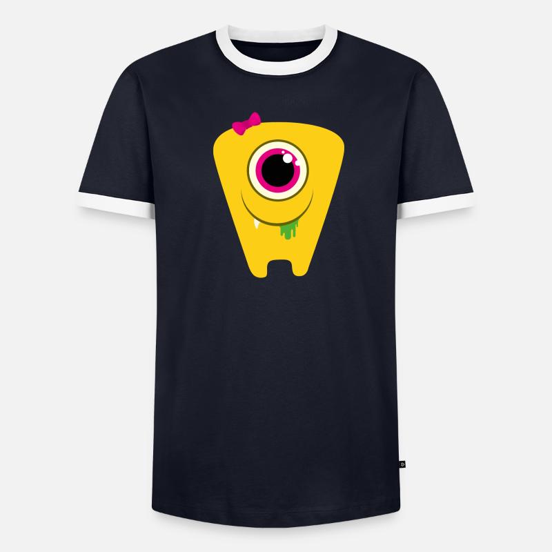 Monstre / Alien bébé T-shirt contrasté Homme