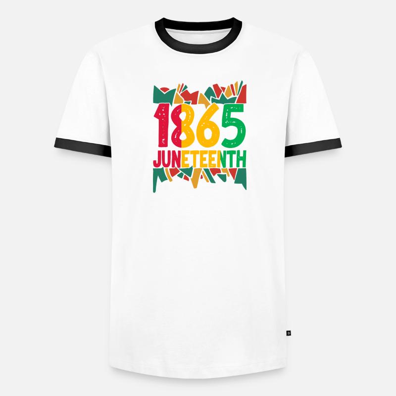 Juneteenth T-shirt contrasté Homme