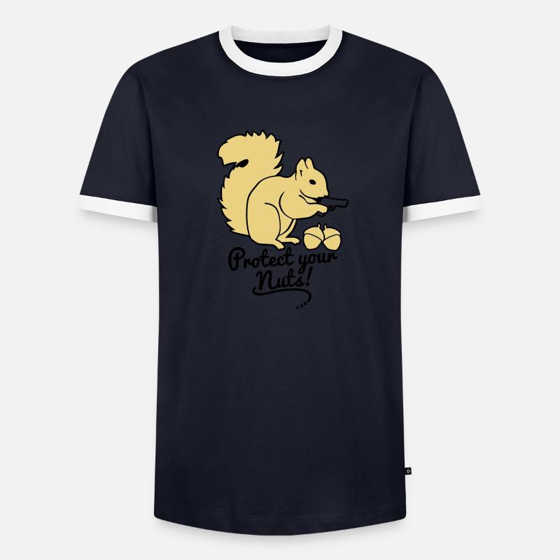 protect your nuts T-shirt contrasté Homme