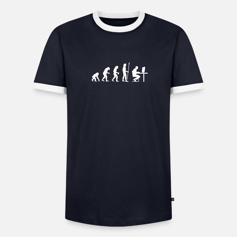 evolution_pc_3 T-shirt contrasté Homme