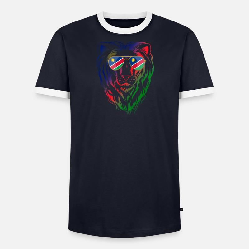 Namibia Männer Kontrast-T-Shirt