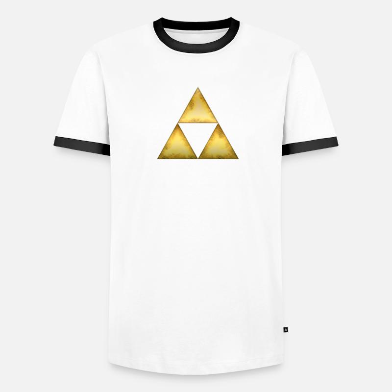 Sierpinski triangle Men's Ringer Shirt
