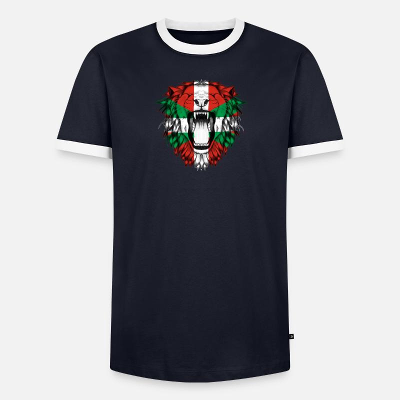 Pays basque T-shirt contrasté Homme