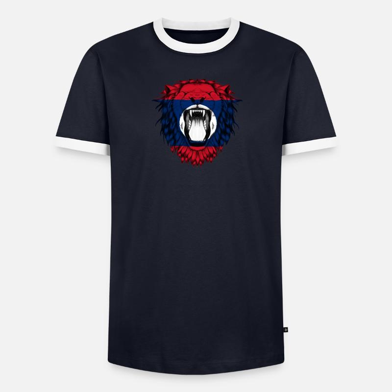 Laos T-shirt contrasté Homme