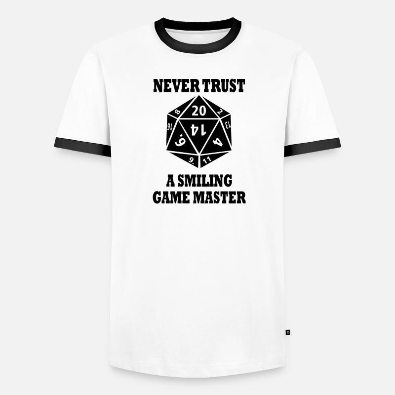 Game master role-playing nerd geek gift Men's Ringer Shirt