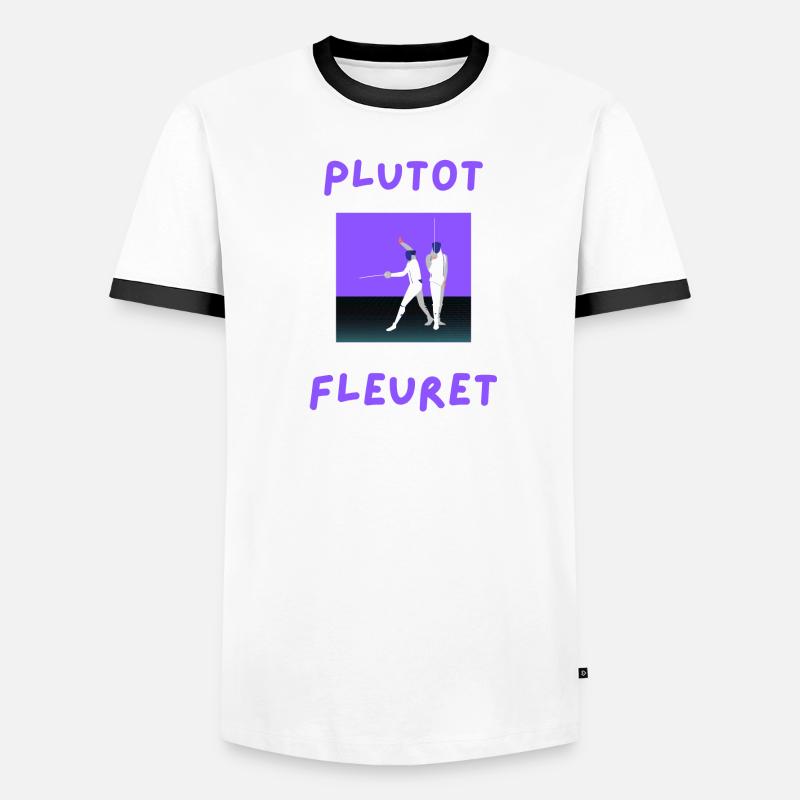 Plutôt fleuret T-shirt contrasté Homme