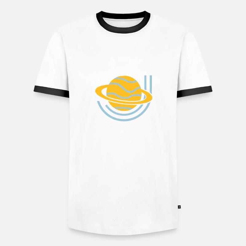 Infinite Universe (planète) T-shirt contrasté Homme