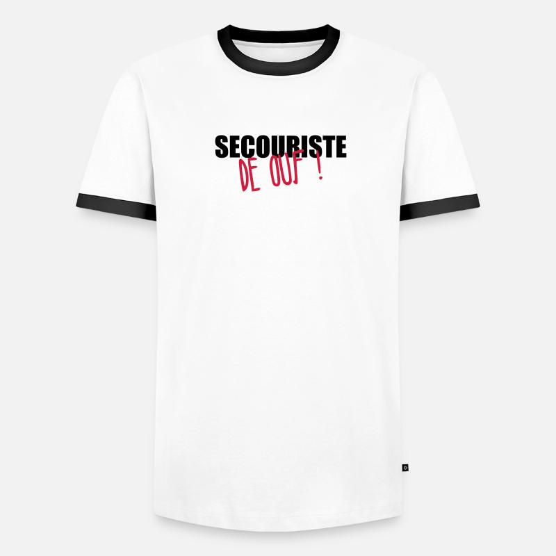 Secourisme / Secouriste / Secours / Secourir T-shirt contrasté Homme