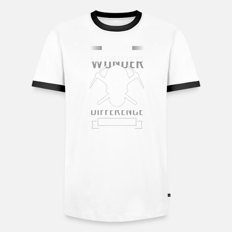 Fosse de houe souterraine minière T-shirt contrasté Homme