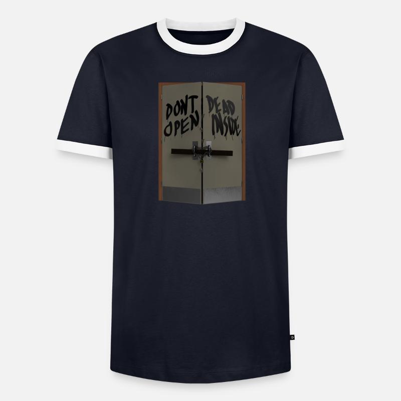 Don't open dead inside T-shirt contrasté Homme