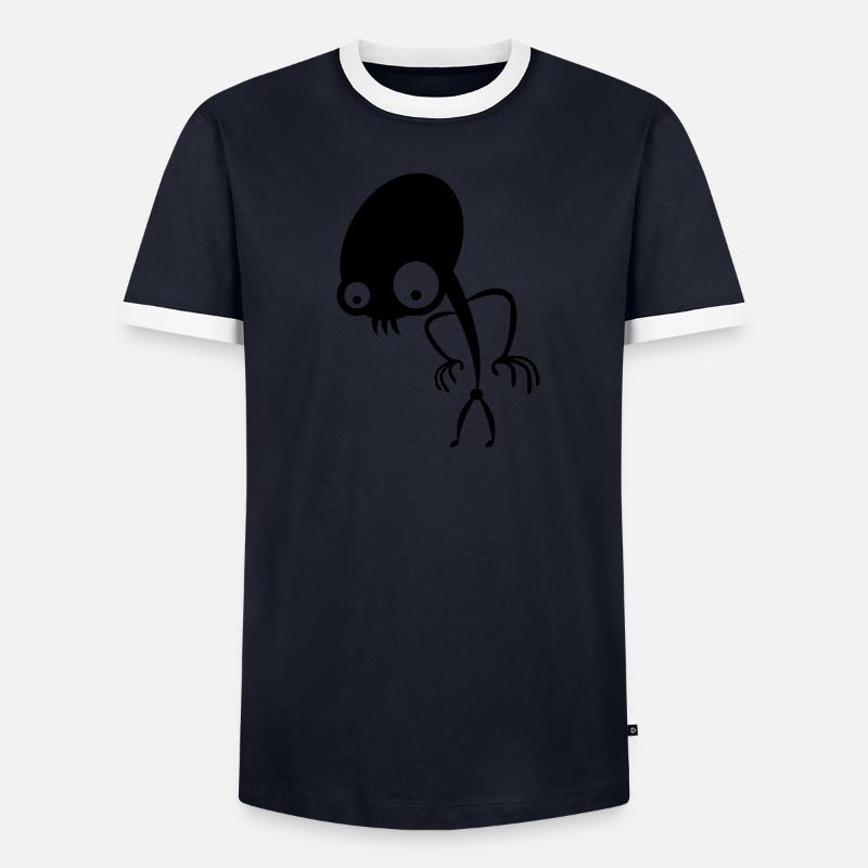 alien T-shirt contrasté Homme