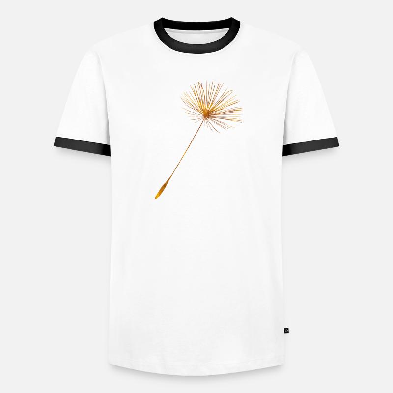 Dandelion Seed + Löwenzahn Same Männer Kontrast-T-Shirt