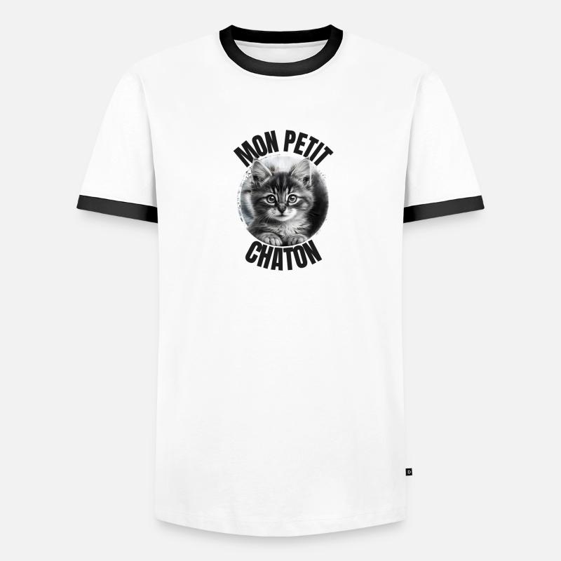 Mon petit Chaton ! T-shirt contrasté Homme