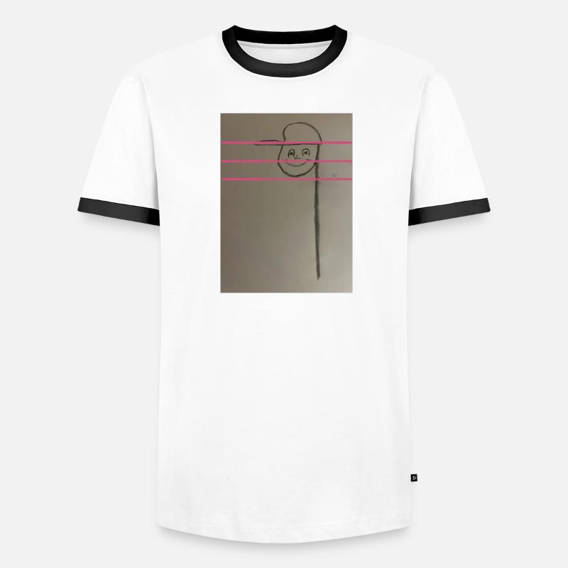 La note T-shirt contrasté Homme