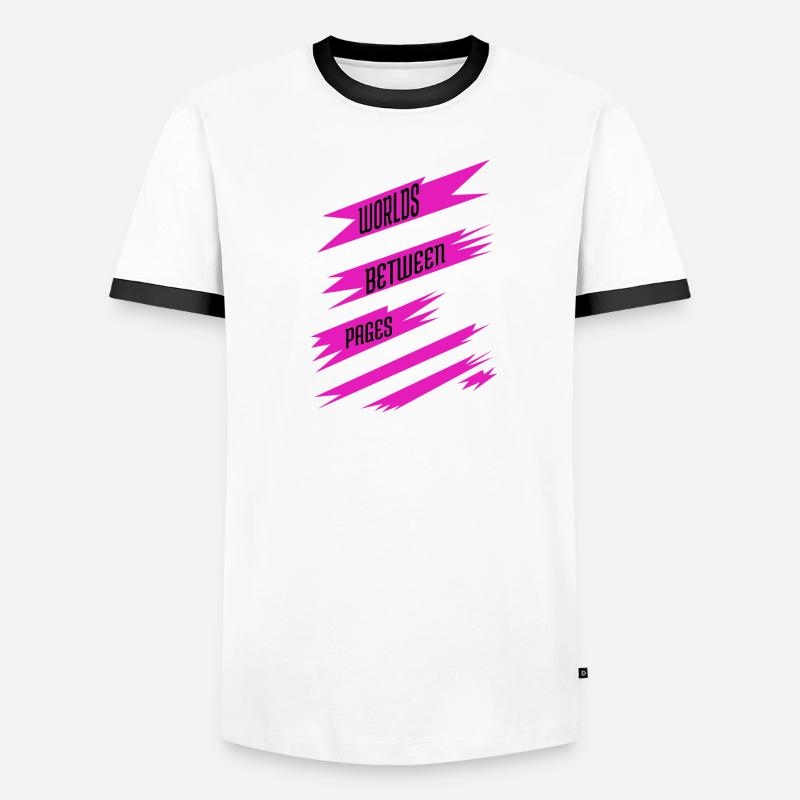 littérature, lecteurs avides, dictons, échapper à la routine T-shirt contrasté Homme