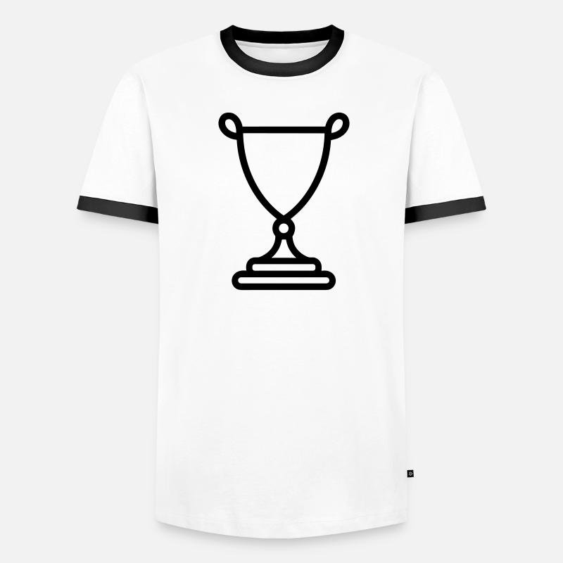 Trophäe Männer Kontrast-T-Shirt