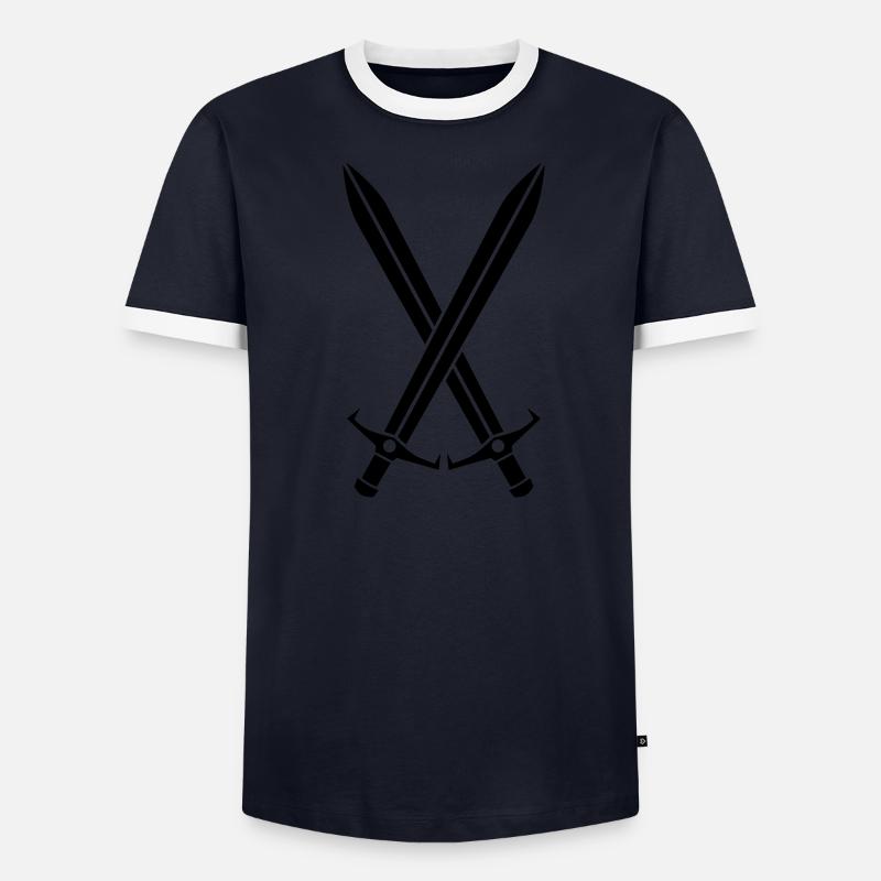 épées T-shirt contrasté Homme