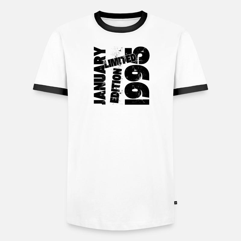 JANVIER 1995 LIMITED EDITION T-shirt contrasté Homme