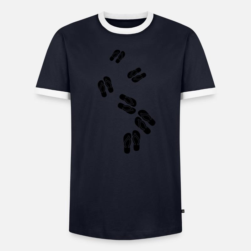 Flip-flops icon Men's Ringer Shirt