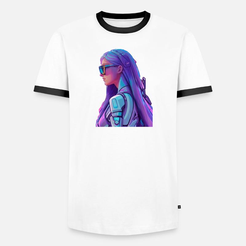 Chasseur spatial T-shirt contrasté Homme