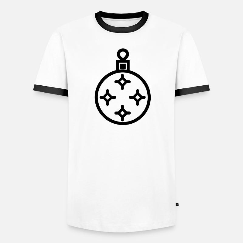 Boule de Noël T-shirt contrasté Homme