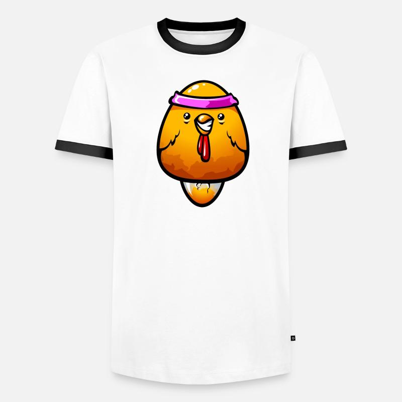 Samurai Chick Men's Ringer Shirt