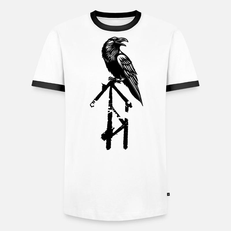 Celtic Ireland Celtic Knot Pattern Tree Men's Ringer Shirt