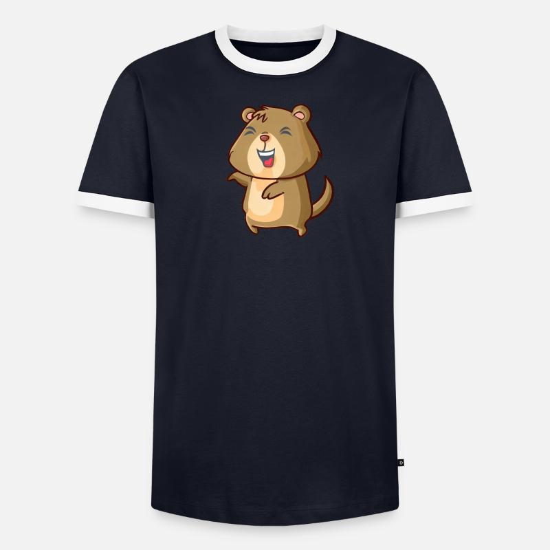 capybara dancing T-shirt contrasté Homme