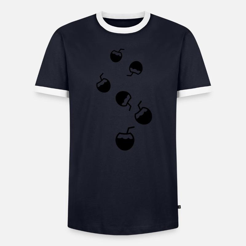 Icône de l’icône de la noix de T-shirt contrasté Homme