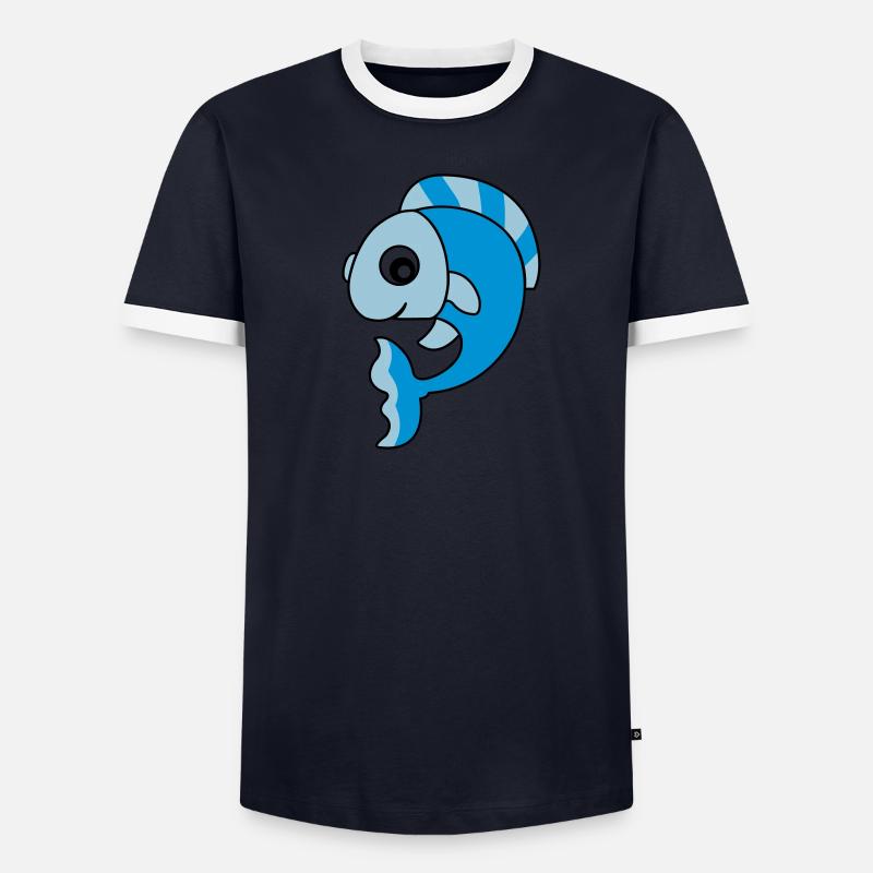 fisch_02 T-shirt contrasté Homme