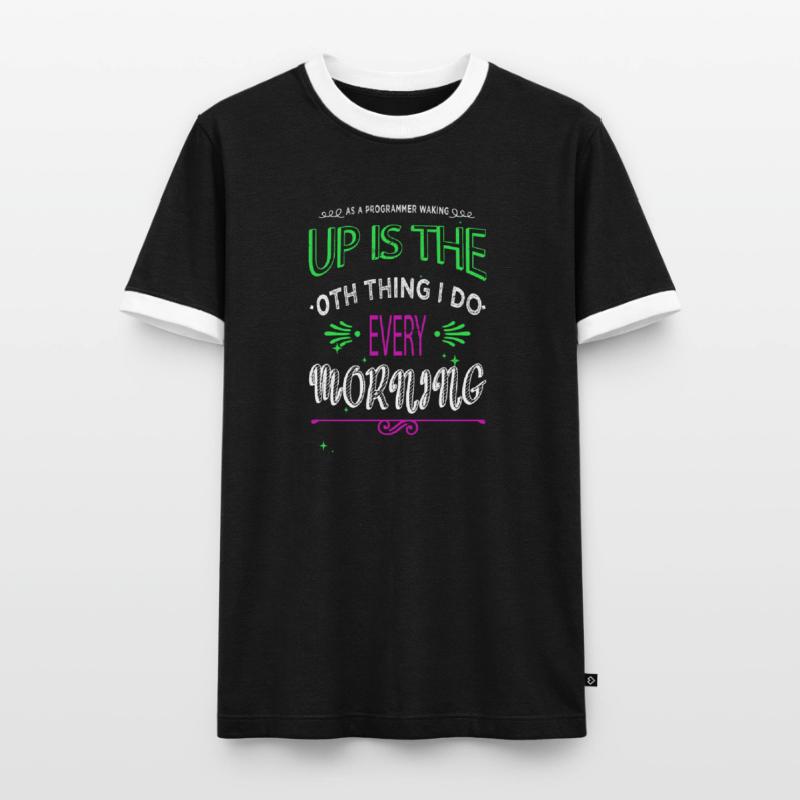 computer scientist frontend developer computer Männer Kontrast-T-Shirt