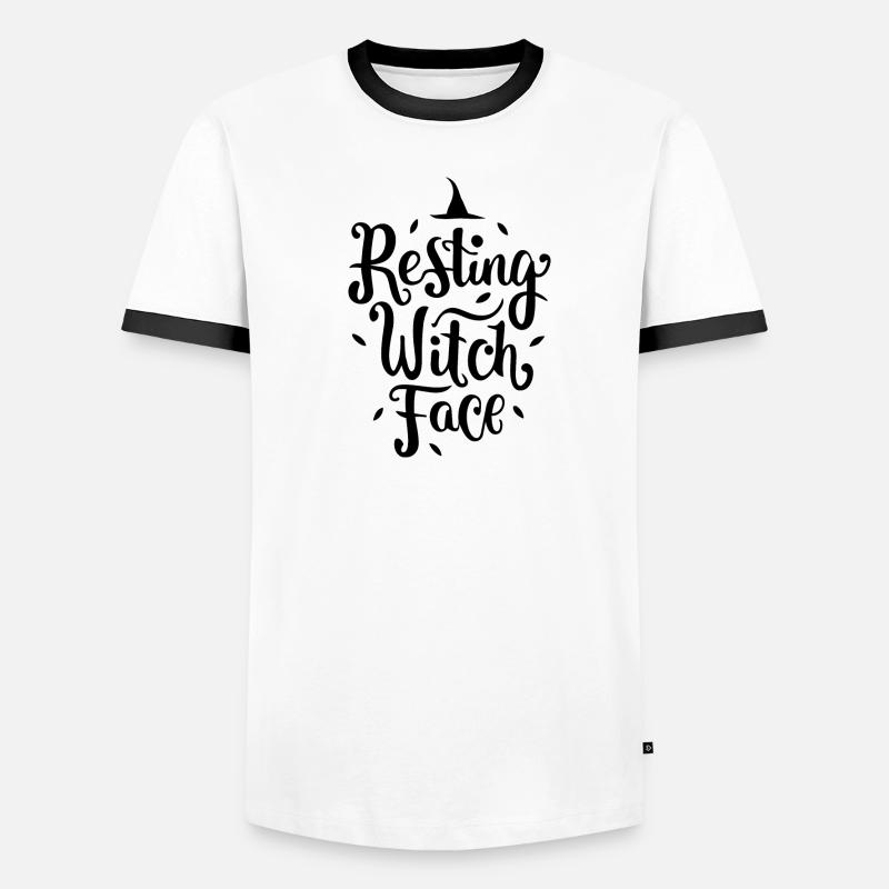 Resting Witch Face Men's Ringer Shirt