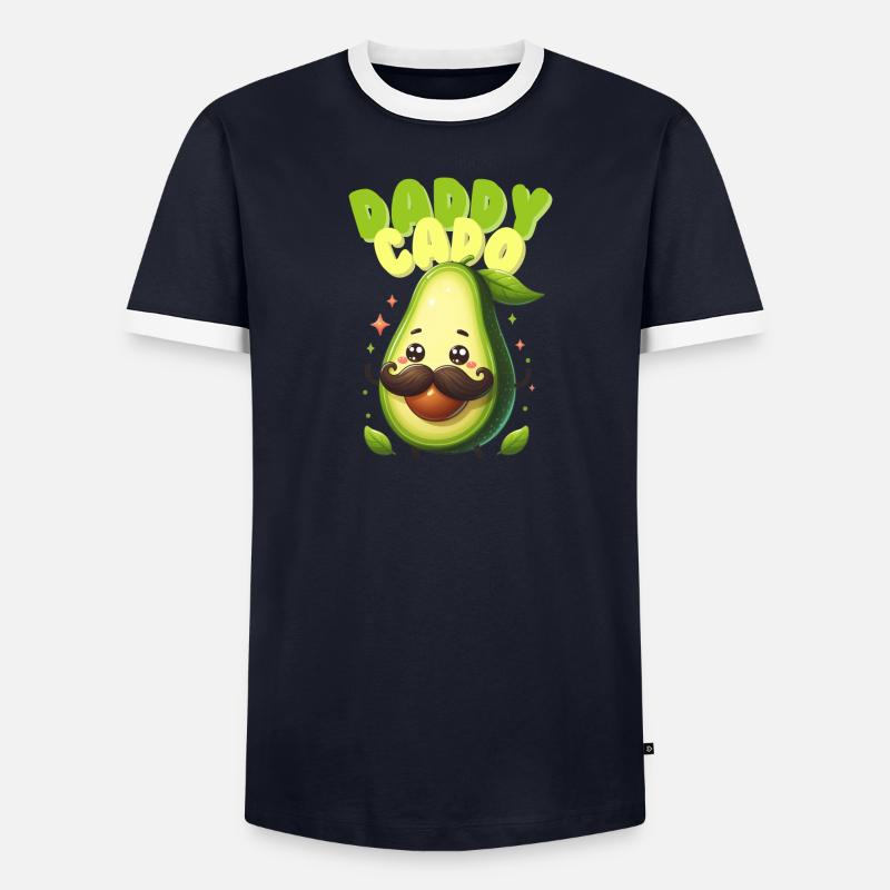 DaddyCado Männer Kontrast-T-Shirt