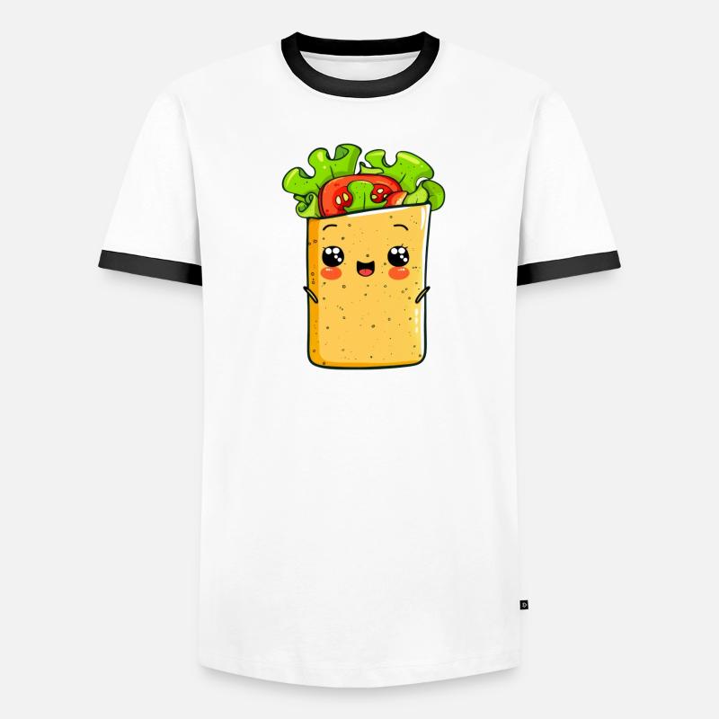 Funny Wrap Comic Men's Ringer Shirt