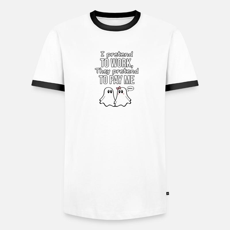 CITATIONS DE GHOST 04 T-shirt contrasté Homme