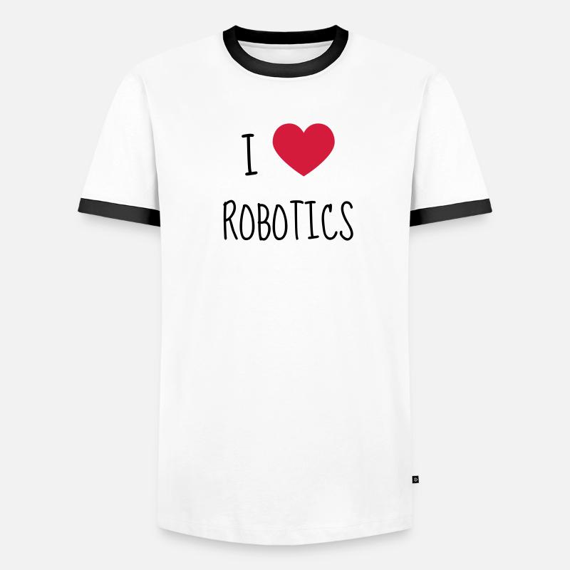 Robotics Robot Robotik Robotique Roboter Men's Ringer Shirt