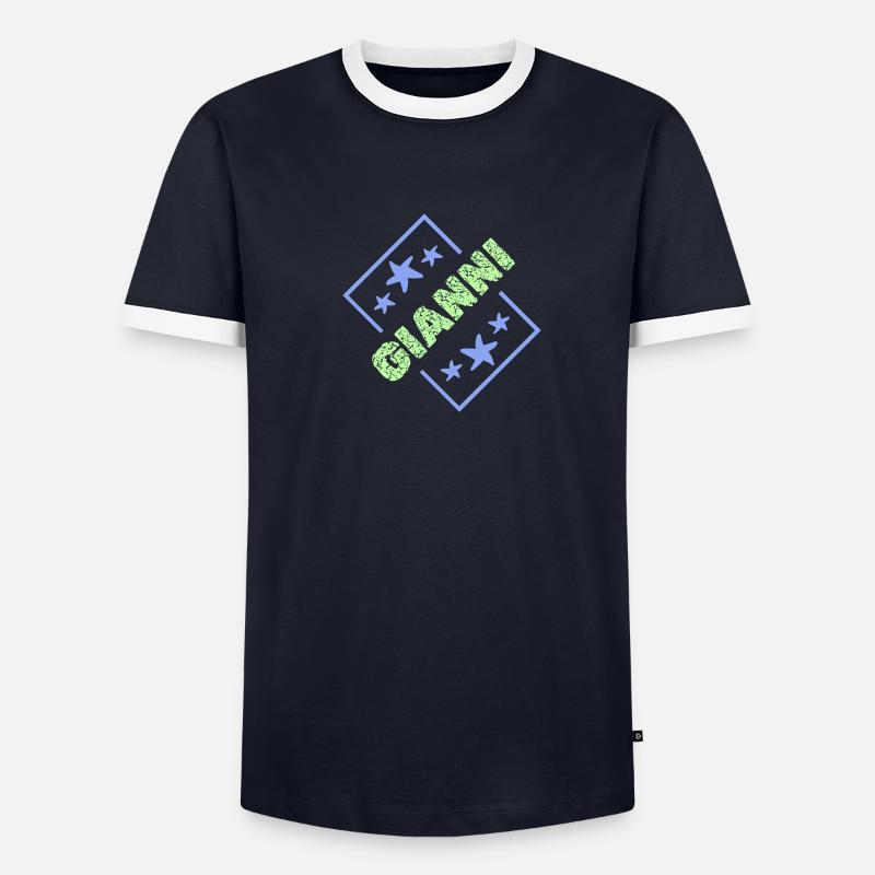 Nom du garçon Gianni T-shirt contrasté Homme