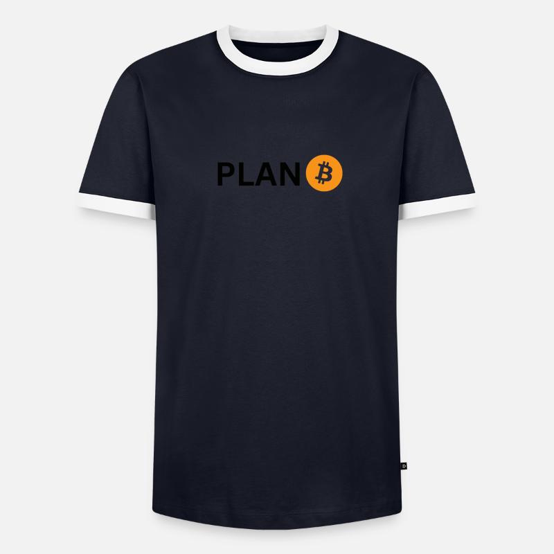Plan B Männer Kontrast-T-Shirt
