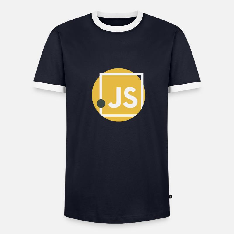 JavaScript point JS T-shirt contrasté Homme